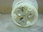  Hubbell 2315 Twist-Lock Flanged Male Inlet Plug 20 Amp 125 Volt Image