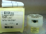  Hubbell 2315 Twist-Lock Flanged Male Inlet Plug 20 Amp 125 Volt Image