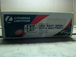  Lithonia Lighting 388066 LED Exit Sign (6 PCS) With Ni-cad Batt Image