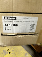  Creform YJ-130SU Swivel Caster 5" w/ Stop Polyurethane Wheel (8 Image