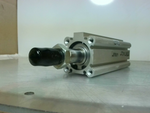  SMC CQ2A32-100DCMZ Compact Air Cylinder 32mm Bore 100mm Stroke Image