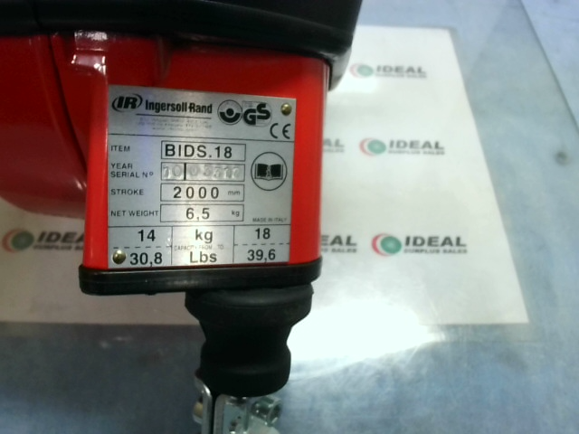 Ingersoll Rand BIDS-18 Spring Balancer w/Safety Hook 30.8-39.6 Lbs (14 ...