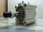  SMC CQ2WA80-30DMZ Compact Double Rod Cylinder 80mm Bore x 30mm Image