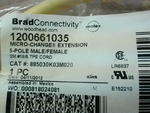  Brad Connectivity 1200661035 Micro-Change Cordset 5P Male/Femal Image