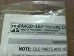  Master Pneumatic A420-167 Sensing Disc Replacement Kit Factory Sealed Image