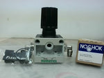  Numatics R22K-03L 3/8" NPTF Check Regulator w/ Gauge 0-60psi Image