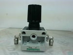  Numatics R22K-03L 3/8" NPTF Check Regulator w/ Gauge 0-60psi Image