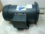  Leeson 1/3 HP DC Motor 1750 RPM MSS56C Frame 90VDC TEFC Mfg# C4 Image