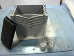  CARLON E976RFB Single Gang Modular Rectangular Floor Box Image