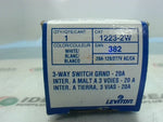  LEVITON 12232W 3Way Quiet Toggle Switch Image