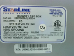  STARLINE CBM225E282L62OD4 20Amp 240Volt Busway Tap Box Image