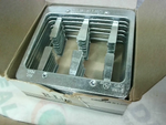  B-line BB20 Cover Plate Mounting Bracket 2 Gang P-Galvanized (1 Image