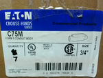  Crouse-Hinds C75M Conduit Body 3/4" Form 5 (7 PCS) Image