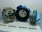  Meltric 89-64162 DB 60A Receptacle 208VAC with 89-68162 Plug Image