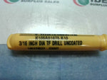  KENNAMETAL 1153170 Solid Carbide Drill Bit UNcoated 3/16" K105A Image