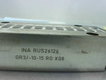  INA RUS26126 GR3/-10-15 RO X08 Linear Roller Ball Bearing Block Image