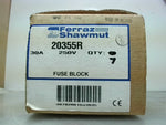  Shawmut 20355R Fuse Block 1-Pole 250V 30A (7 PCS) Image