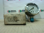  PIC Gauges 201L-254P 2.5" Liquid Filled 1/4 NPT Brass Lower-160 Image