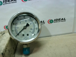  PIC Gauges 201L-254P 2.5" Liquid Filled 1/4 NPT Brass Lower-160 Image