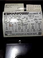  Marathon 0.5 HP AC Motor 1735 RPM 56C Frame 460 VAC 3 PH ENC TE Image
