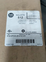  Allen Bradley 512-CFCD-25-412-VH /3 Size 2 Combination Motor St Image