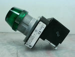  Allen Bradley 800T-QH2G /V Green LED Pilot Light 12-130V AC/DC Image