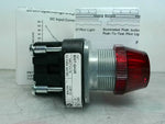  Allen Bradley 800T-QH2R /V Red LED Pilot Light 12-130V AC/DC Image