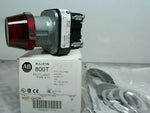  Allen Bradley 800T-QH2R /V Red LED Pilot Light 12-130V AC/DC Image