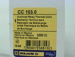  Square D  CC 103.0 Overload Relay Thermal Unit (3 PCS) Image