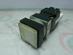  GE CR104ME2142 Illumination White Pushbutton 28V AC/DC Image