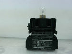  Allen Bradley 800E-4T7 /A Pushbutton Switch w/ Lamp Image