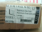  Lithonia LESW1 Signature Die-Cast Aluminum Exit Image