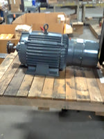  Delco 10HP AC Motor w/ Brake 256UVY Frame 1680RPM 460V 3PH 1G00 Image
