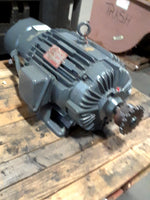  Delco 10HP AC Motor w/ Brake 256UVY Frame 1680RPM 460V 3PH 1G00 Image
