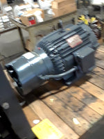 Delco 10HP AC Motor w/ Brake 256UVY Frame 1680RPM 460V 3PH 1G00 Image