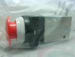  SMC VM230-02-30RA Mechanical Red Push Button Poppet Valve Factory Sealed Image