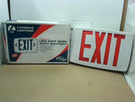  Lithonia Lighting LQM S W 3 R White Thermoplastic LED Exit Sign Image