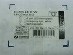  Lithonia Lighting ELM6 6V LED Themoplastic Emergency Light Whit Image