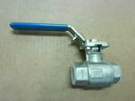  A-T Controls 1CF8M  20-TH 1/2" NPT Ball Valve, Stainless CF8M 1 Image