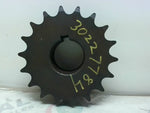  Martin 60BS18 1-5/8 Roller Chain Sprocket 1-5/8" Bore Image