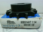  Martin 80BS14HT 1 1/4 Sabertooth Sprocket 14 Teeth 1-1/4" Bore Image