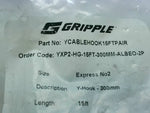  Gripple YXP2-HG-15FT-300MM-ALBEO-2P  Fit Snap On Hook Kit YCABL Factory Sealed Image