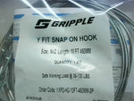  Gripple YXP2-HG-10FT-460MM-2P Y Fit Snap On Hook Kit No2 10" Lo Factory Sealed Image