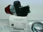  Allen Bradley 800T-PH16R /V Pilot Light Red LED 120VAC Image
