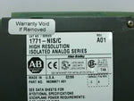  Allen Bradley 1771-NIS/C Rev A01 High Resolution Isolated Analo Image