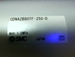  SMC CDNA2B80TF-250-D Power Lock Cylinder Image