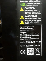  JVL MAC3000-D5-CSAL Integrated AC Servo Motor 4HP 400VAC 3000rpm 3PH Image