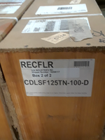  SMC CDLSF125TN-100-D Cylinder CDLS Series Locking LG Bore w/ Lo Factory Sealed Image