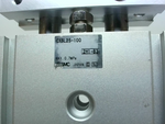  SMC CXSL25-100 Dual Rod Cylinder 25mm Bore 100mm Stroke Image
