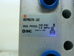  SMC MGPM63TN-20Z  Compact Guided Cylinder 63mm Bore 20mm Stroke Image
